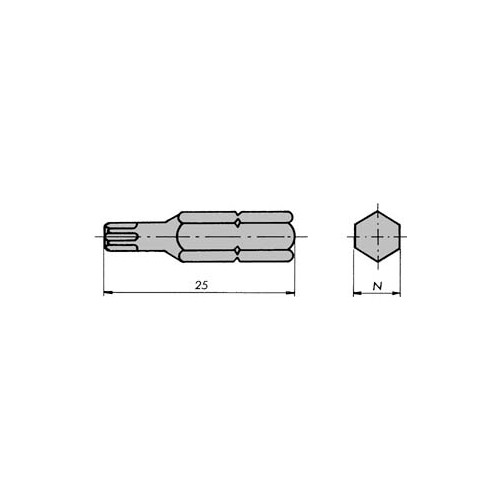 Bits 1/4" Torx ANS