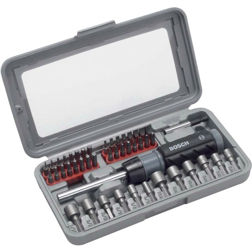 Bitssats 1/4" BOSCH 46 delar