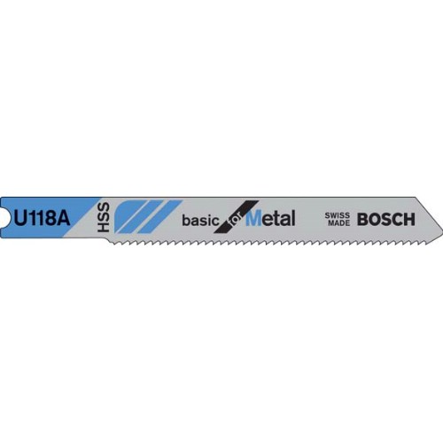 Sticksågblad BOSCH U 118 A Metall