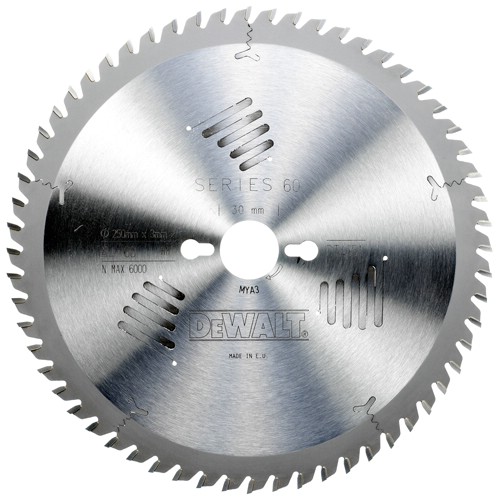 Cirkelsågklinga DEWALT SERIE 60 Trä fin