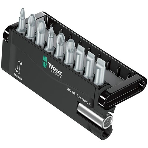 Bitssats 1/4" WERA Bit-Check 10 Universal 4