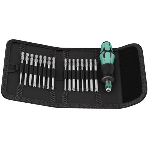 Bitssats 1/4" WERA Kraftform Kompakt 61