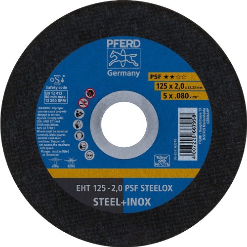 Kapskiva PFERD EHT PSF STEEL Typ 41