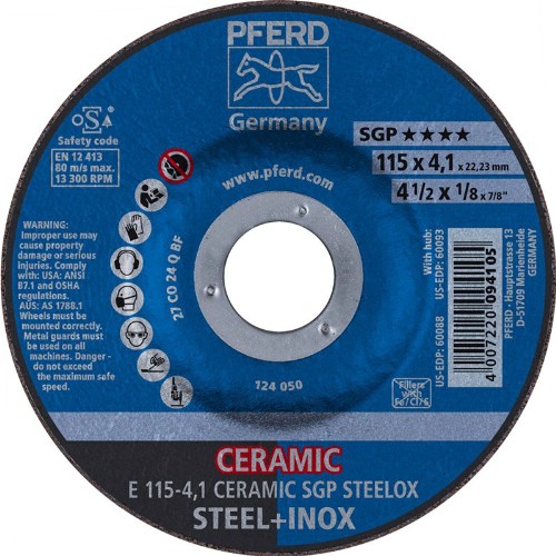 Navrondell PFERD E SGP CERAMIC STEELOX
