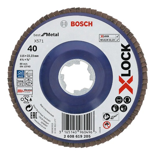Lamellrondell BOSCH Best for Metal X571 X-Lock plan
