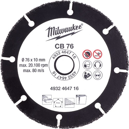Kapskiva MILWAUKEE CB 76
