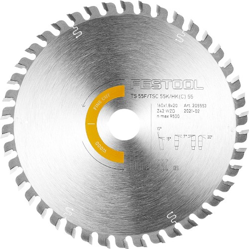 Cirkelsågklinga FESTOOL Wood Fine Cut