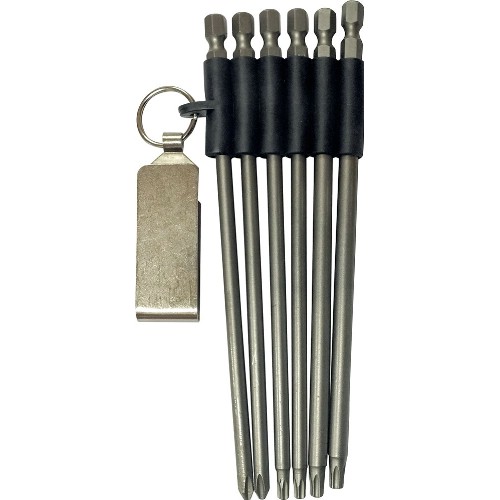 Bitssats 1/4" WEMAX BC PH/TX 150 mm 6 delar