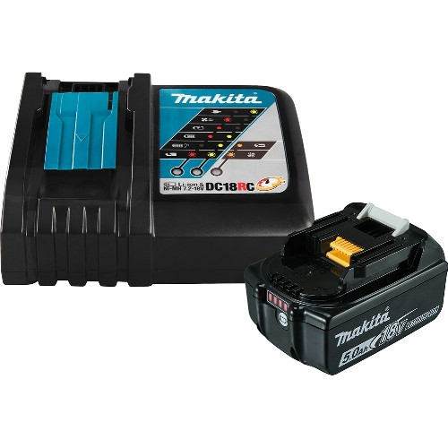 Laddare- och batteripaket MAKITA 1x18 V 5,0 Ah Li-Ion