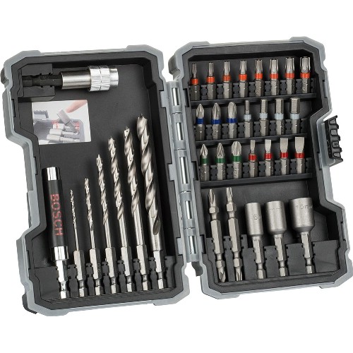 Bits- och borrsats 1/4" BOSCH Wood Pro 35 delar