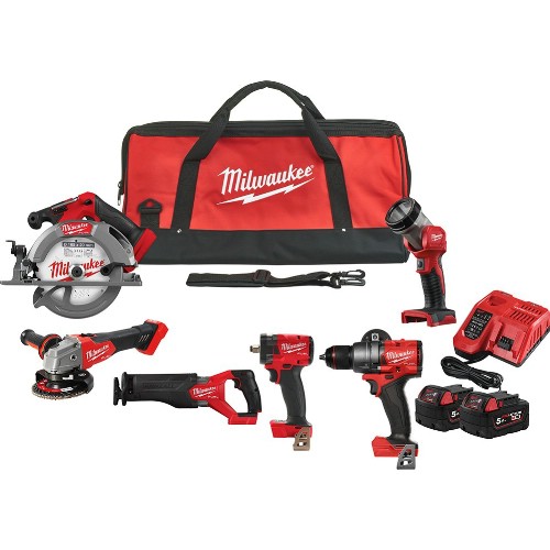 Kombipaket MILWAUKEE M18 FPP6H3-502B 18 V
