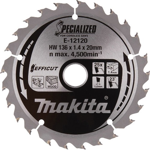 Cirkelsågklinga MAKITA Specialized Efficut Trä